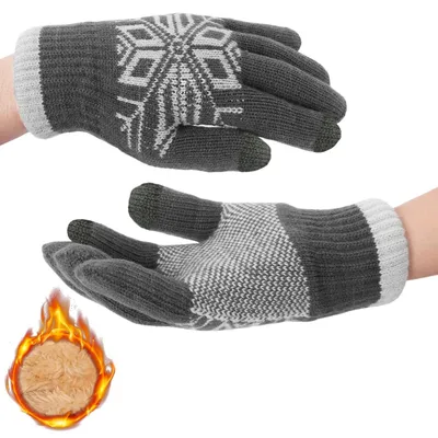 Immagine prodotto di Omgoods - Guanti invernali da donna, guanti touchscreen riscaldanti