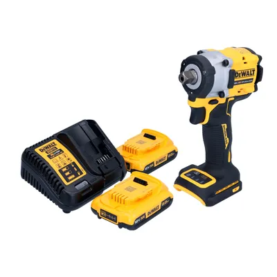 Produktbild von DeWalt DCF 922 D2 Akku Schlagschrauber 18 V 406 Nm 1/2" Brushless + 2x Akku 2,0 Ah + Ladegerät