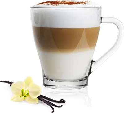 Produktbild von 6 Cappuccino Kaffeegläser Teegläser 250 ml mit Henkel