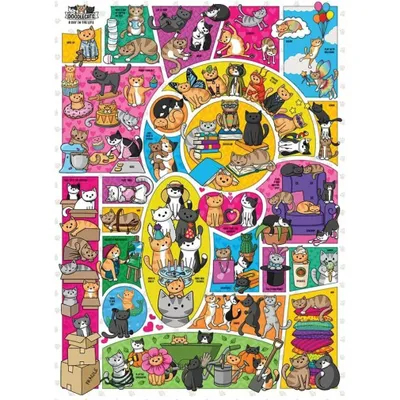 Produktbild von Cobble Hill Doodlecats, 1000 Stück(e)