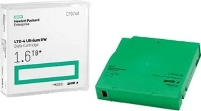 Produktbild von HPE LTO4 Ultrium 1.6TB Read/Write Data Cartridge, Leeres Datenband, LTO, 800 GB, 1,6 TB, 30 Jahr(e), 343 kBit/Zoll