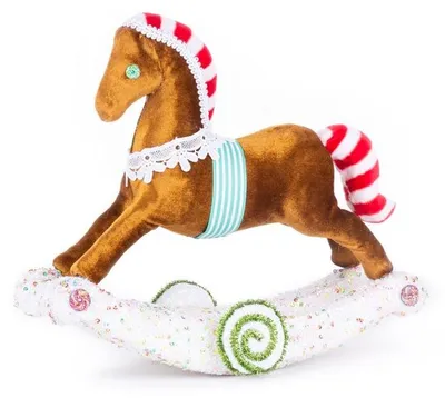 Obrázek produktu pro Dekorace MagicHome Vánoce, Candy Line Perníkový houpací kůň, 30x12x26 cm
