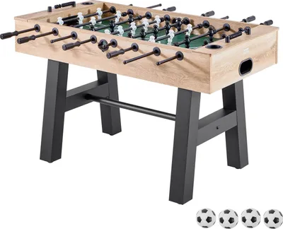 Produktbild von VEVOR Tischfußballtisch in Standardgröße (1400 x 726 x 864 mm), Indoor-Kickertisch für Zuhause, Familie und Spielzimmer, langlebiges Set, inkl. 4 Bällen & Punktezähler & 2 Getränkehaltern