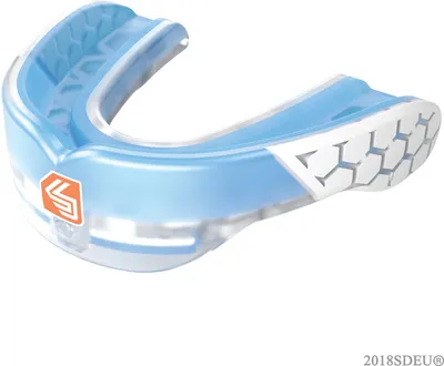 Produktbild von Shock Doctor Mundschutz Transparent/Blau -