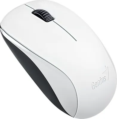 Produktbild von Genius NX-7000, Beidhändig, BlueEye, RF Wireless, 1200 DPI, Weiß, Grau, Schwarz