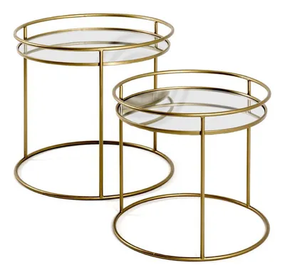 Produktbild von HAKU Möbel Beistelltische-Set Glas transparent