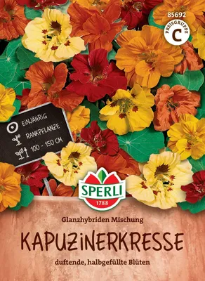 Produktbild von SPERLI Kapuzinerkressesamen Glanzhybriden 15 Pflanzen