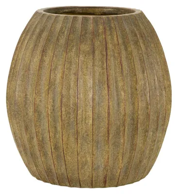 Imagen del producto de Vaso Brise, diámetro 32 cm, altura 32,5 cm, color verde salvia, diseño de Mauro Ferretti