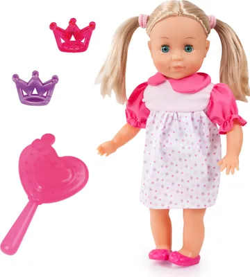 Produktbild von Bayer Design 93335AJ Funktionspuppe Charlene, interaktive Puppe, mit Schlafaugen, spricht 50 Sätze, 33cm, Zubehör