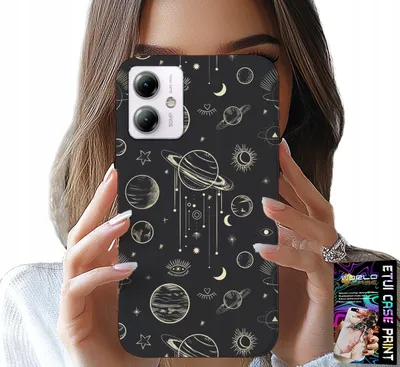 Zdjęcie produktu dla Etui Do Motorola Moto G54 5G - Kosmos Planety Gwiazdy Księżyc + Szkło