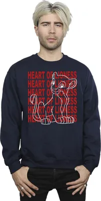 Produktbild von Disney - "The Lion King Heart Of A Lioness" Sweatshirt für Herren BI30497 (S) (Marineblau)