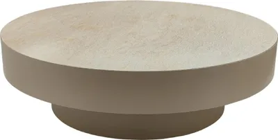 Produktbild von PTMD - Corfu Couchtisch - Beige - 90x90x27cm
