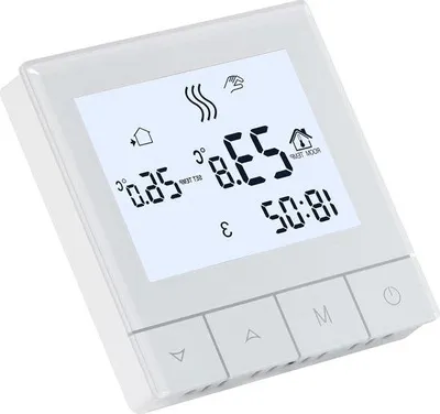 Produktbild von Intelligente LCD Thermostaat mit Touchscreen, programmierbar für elektrische Vloerverwarming, 16A, TDS75-EP