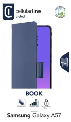 Produktbild von Cellularline Book - Galaxy A57, Folio, Samsung, Galaxy A57, 17 cm (6.7"), Blau
