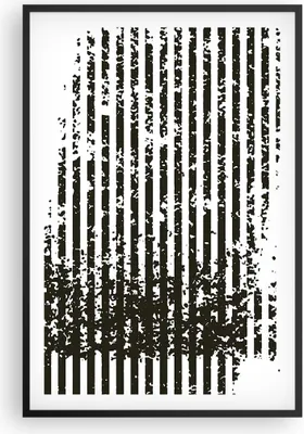 Produktbild von Gerahmtes Poster - Schwarzer Rahmen - Abstraktion Schwarz Gürtel - 61x91,5 cm - Wand Bild - Wanddeko - Wandbilder - Kunstposter - Wandposter - Bilderrahmen - Bilder - Kunstdruck - P2BPA61x91-4855