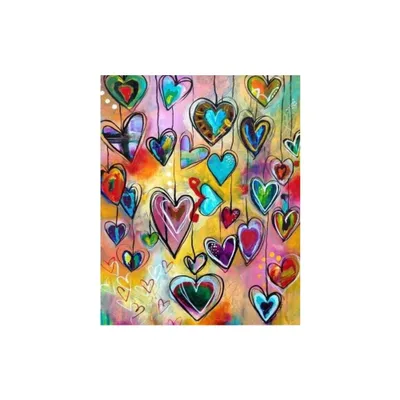 Obrázek produktu pro Diamantové malování - SRDCE bez rámu 40 x 50 cm