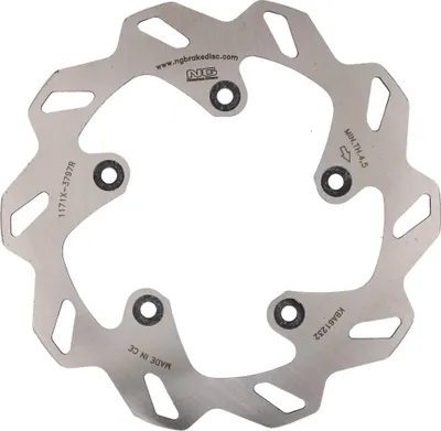Obrázok produktu pre Brzdový kotúč NG, vlnový vzor, zadná strana, priemer 240 mm, s osvedčením ABE, pre Husqvarna 701 Vitpilen, model 2018
