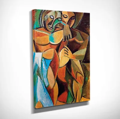 Immagine prodotto di Wallity, DC281- VGA1236, Quadro colorato, Quadro su tela, 30 x 40 cm, 100% tela