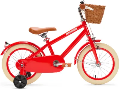 Produktbild von Generation Retro 14 Zoll Rot – Kinderfahrrad mit Korb