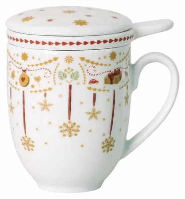 Theebecher-Set 3-teilig Christmas Love, 0,4 l, Porzellan