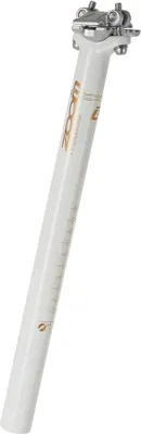 Produktbild von ZOOM Fahrrad Sattelstütze Alu verstärkt 350 mm weiß Ø 27,2 - 31,8 mm extra stark