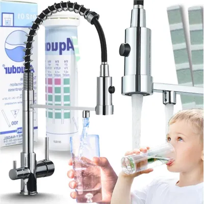Zdjęcie produktu dla Bateria Kuchenna Trójdrożna Solid Spring - Chrom