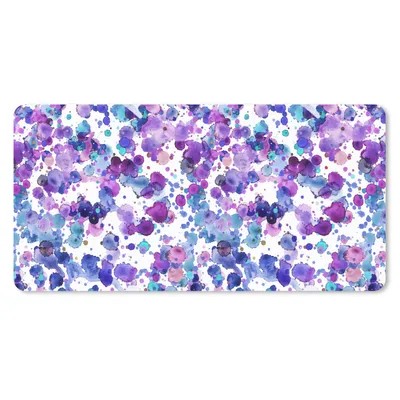 Produktbild von MuchoWow® Schreibtischunterlage Aquarell - Muster - Lila 80x40 cm - XXL Mauspad - Gaming Mauspad