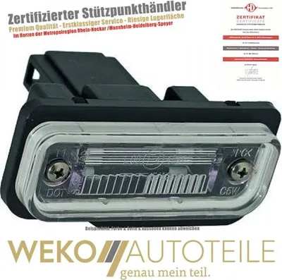 Produktbild von Kennzeichenleuchte links rechts DIEDERICHS 1671293 für MERCEDES-BENZ