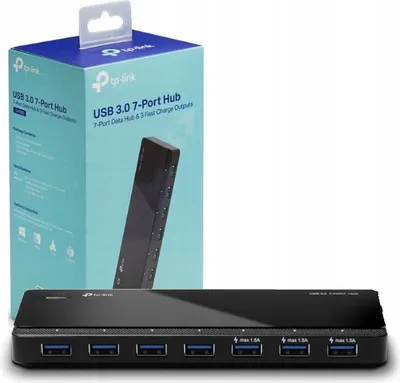 Produktbild von UH700 USB 3,2 Gen 1 (3,1 Gen 1) Micro-B 5000 Mbit/s Schwarz