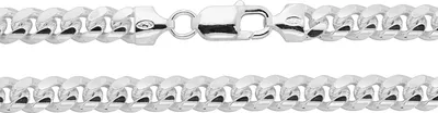 Produktbild von 925 Sterling Silber Herren/Damen - Panzer Kette - 71cm*5mm; TRS24670L28