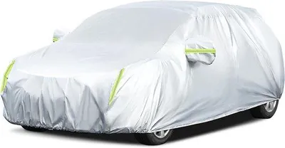Image de Housse de voiture imperméable - Protection contre le vent et la pluie - 435 x 180 x 160 cm