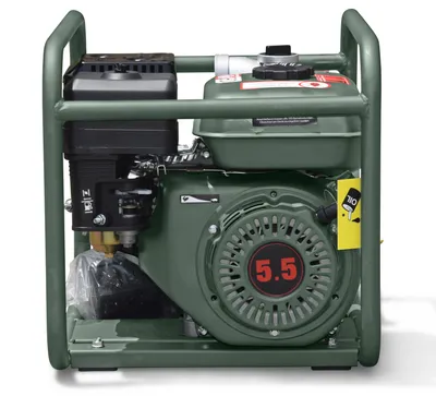 Produktbild von DeTec. Benzin-Wasserpumpe 2 Zoll 5,5 PS 30.000 l/h Gartenpumpe Motorpumpe 23 m Förderhöhe