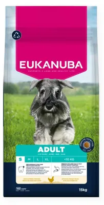 Zdjęcie produktu dla EUKANUBA Adult z Kurczakiem 15kg Sucha Karma Dla Dorosłych Psów Małych Ras