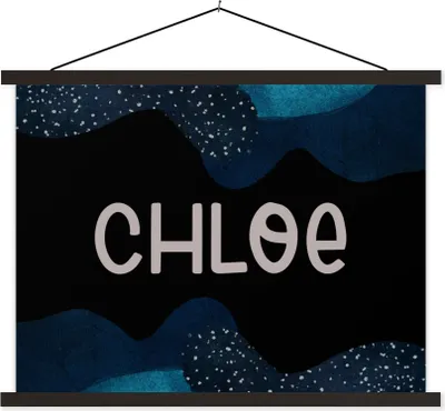 Produktbild von MuchoWow® Textilposter Chloe - Pastell - Mädchen 150x113 cm mit schwarzem Rahmen - Wohnzimmer