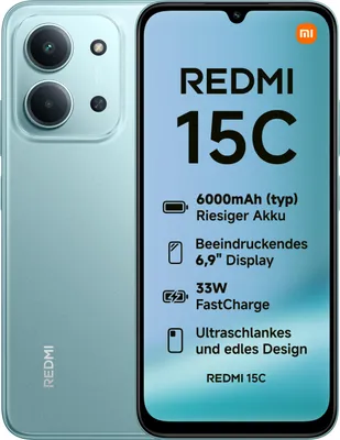 Produktbild von Xiaomi Redmi 15C (4GB+128GB) mint green
