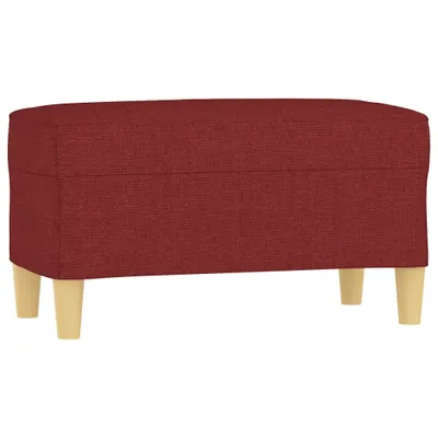 Produktbild von vidaXL Sitzbank Weinrot 70x35x41 cm Stoff