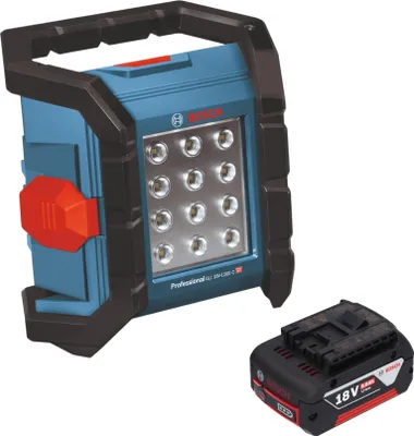 Image de Bosch GLI 18V-1200 C Professional Projecteur de chantier sans fil 18 V 1200 lm + 1x batterie 5,0 Ah - sans chargeur