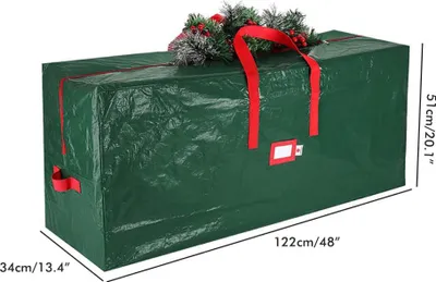 Zdjęcie produktu dla Torba na choinkę Holiday Storage Case Wodoodporna torba zapinana na zamek błyskawiczny z uchwytami do przenoszenia