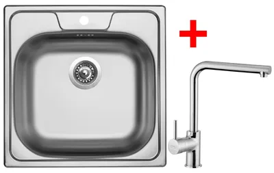 Obrázok produktu pre Nerezový drez Sinks CLASSIC 480 + drezová batéria ELKA