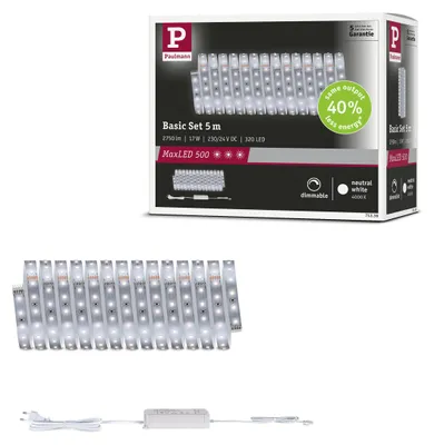 Produktbild von Paulmann MaxLED 500 LED Strip Neutralweiß Basisset