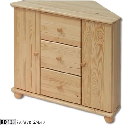 Image de Commode d'angle Commode d'angle Commode armoire bois véritable travail manuel