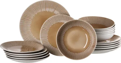 Produktbild von Tafelservice 18 tlg. Banda beige