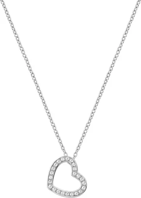 Produktbild von AMEN CLHE2 Damen Collier Herz Love 925 Silber weiß 43 cm