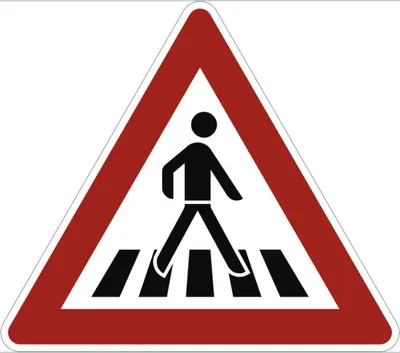 Produktbild von Verkehrsschild VZ101-21, Fußgängerüberweg (Aufstellung links), Alu, RA2, 630 ...