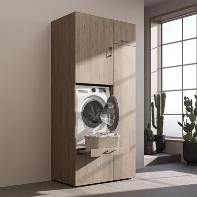 Immagine prodotto di Roomart SERIE 2 Colonna lavabo, larghezza 112 cm, rovere