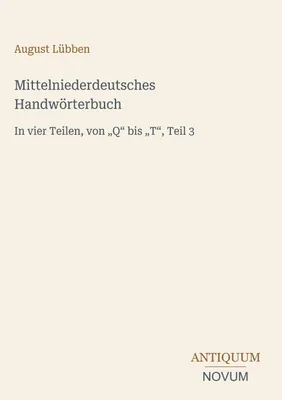 Produktbild von Mittelniederdeutsches Handwörterbuch