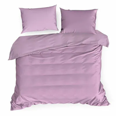 Produktbild von Eurofirany Bettwäschegarnitur Bettwäsche NOVA3 dunkelrosa 160x200 cm 3 TLG SET: mit 2 Kissenbezüge 70x80 cm