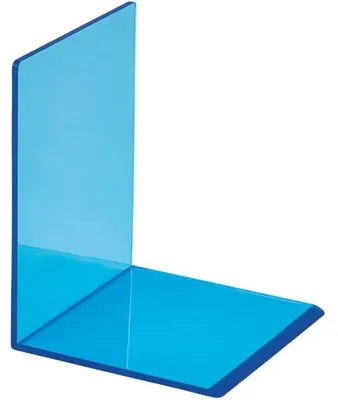 Obrázok produktu pre MAUL akrylový stojan na knihy 10 x 10 x 13 cm transparentný modrý