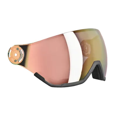 Produktbild von BLACK CREVICE Skihelm Ersatzvisier - Modell: Gstaad, Kirchberg, Silvretta, Calgary, Leogang | Farbe: Rose Gold