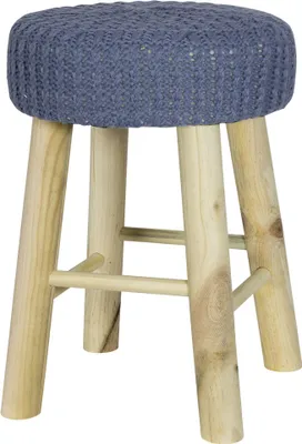Produktbild von Sitzhocker mit Strickbezug / Größe ca.30cm